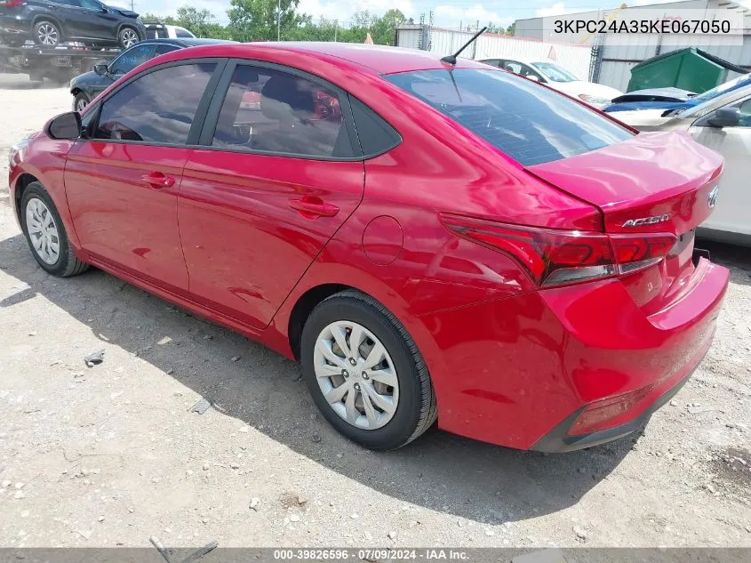 3KPC24A35KE067050 2019 Hyundai Accent Se