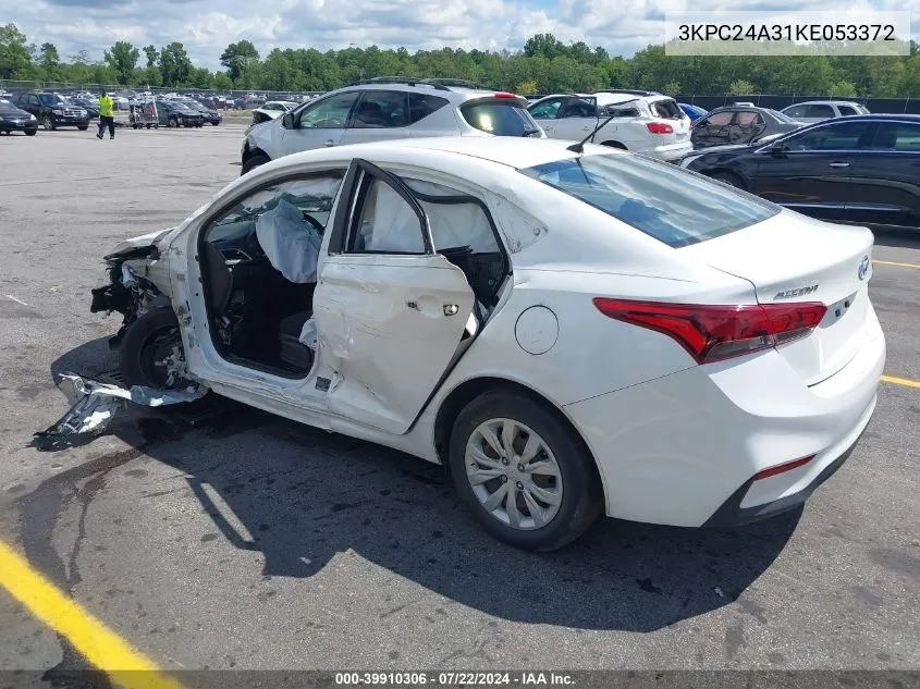 3KPC24A31KE053372 2019 Hyundai Accent Se