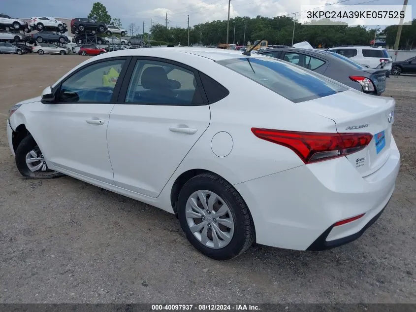 3KPC24A39KE057525 2019 Hyundai Accent Se