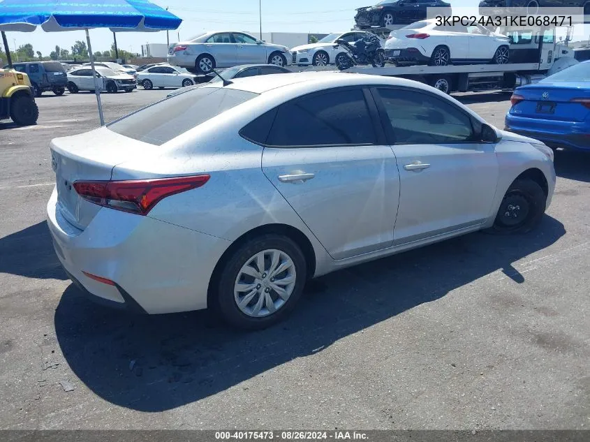 3KPC24A31KE068471 2019 Hyundai Accent Se