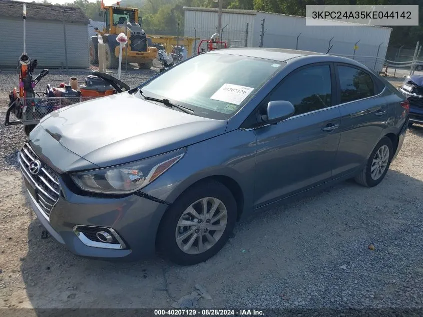 3KPC24A35KE044142 2019 Hyundai Accent Sel