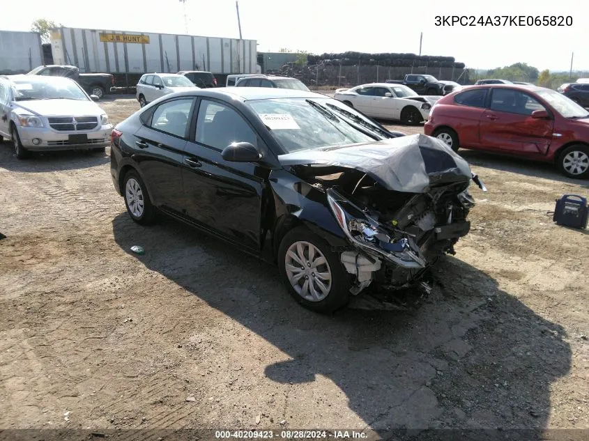 3KPC24A37KE065820 2019 Hyundai Accent Se