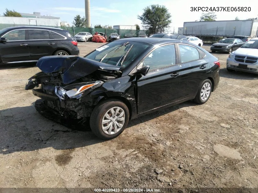 3KPC24A37KE065820 2019 Hyundai Accent Se