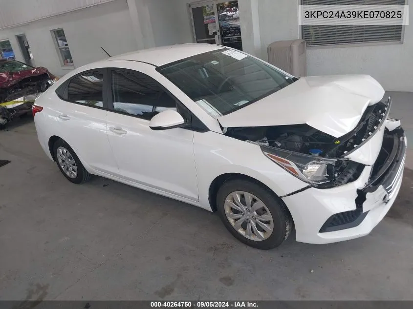 3KPC24A39KE070825 2019 Hyundai Accent Se/Sel