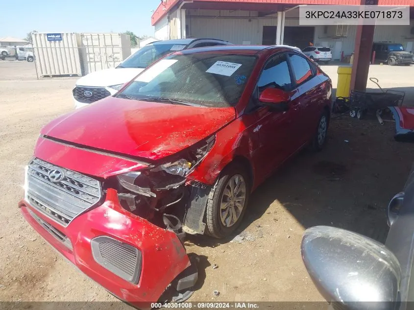 3KPC24A33KE071873 2019 Hyundai Accent Se