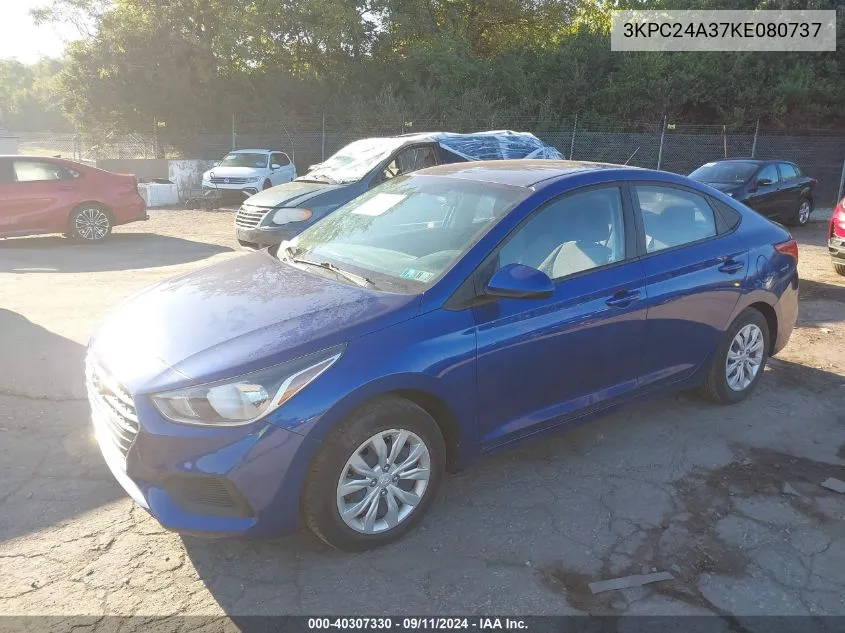 3KPC24A37KE080737 2019 Hyundai Accent Se