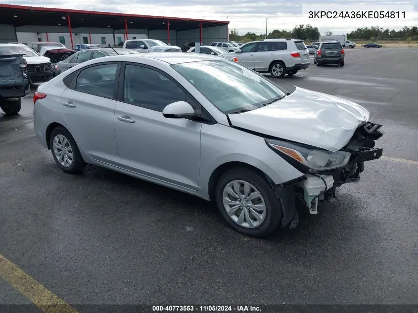 2019 Hyundai Accent Se VIN: 3KPC24A36KE054811 Lot: 40773553