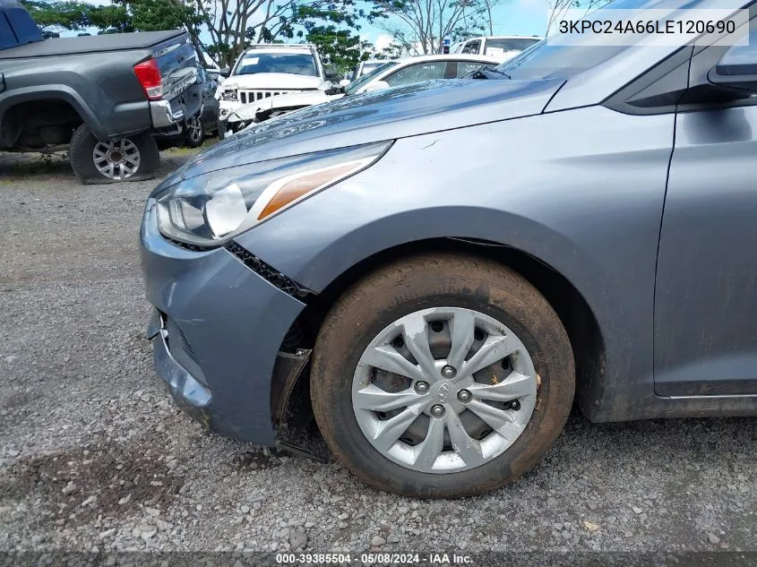 3KPC24A66LE120690 2020 Hyundai Accent Se