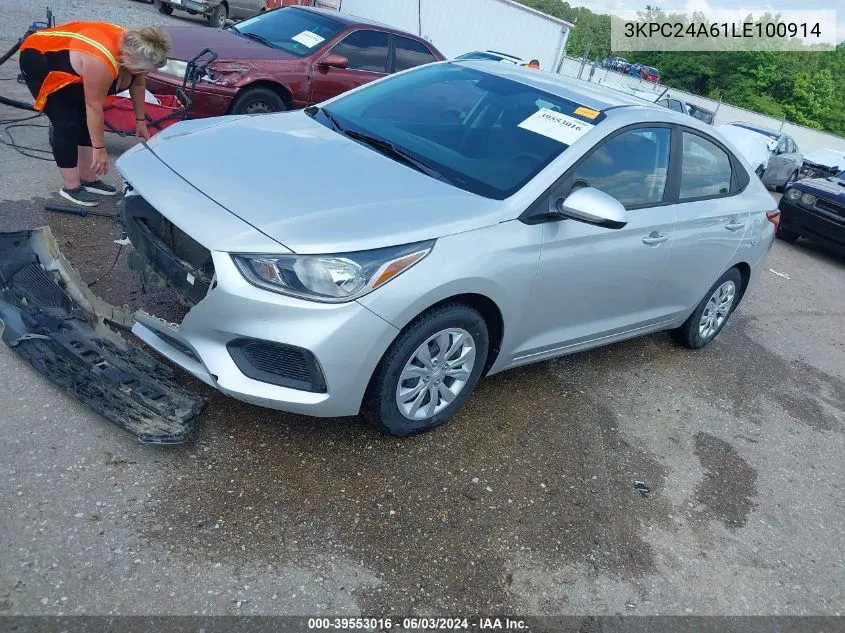 3KPC24A61LE100914 2020 Hyundai Accent Se