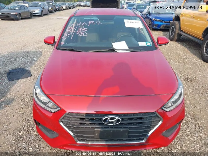 3KPC24A69LE099673 2020 Hyundai Accent Se