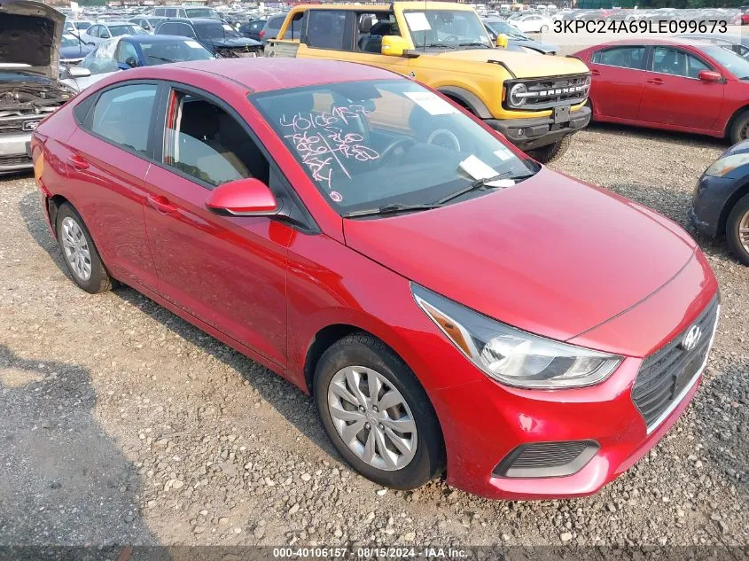 3KPC24A69LE099673 2020 Hyundai Accent Se