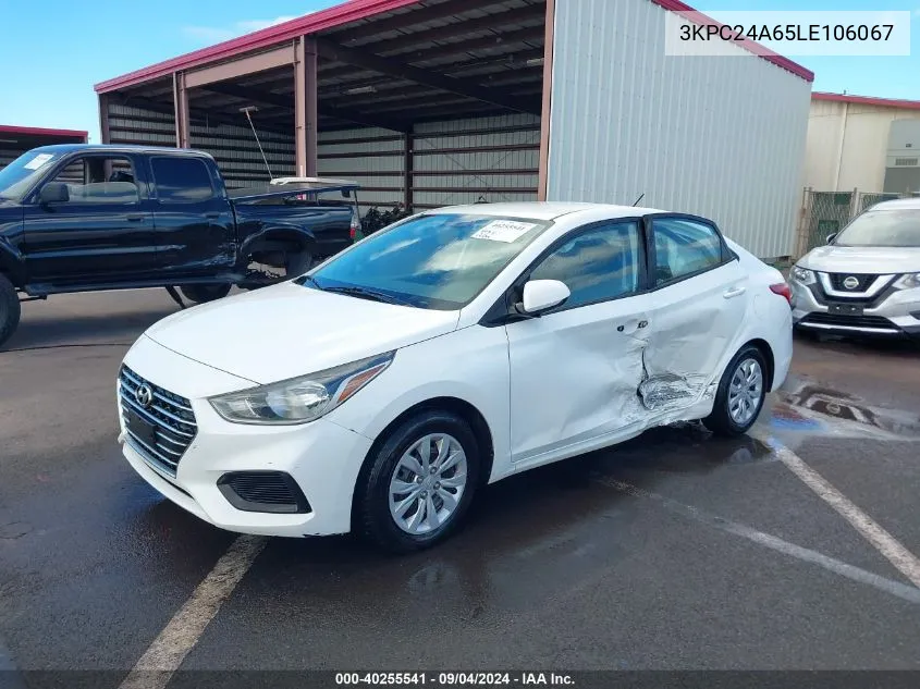 3KPC24A65LE106067 2020 Hyundai Accent Se