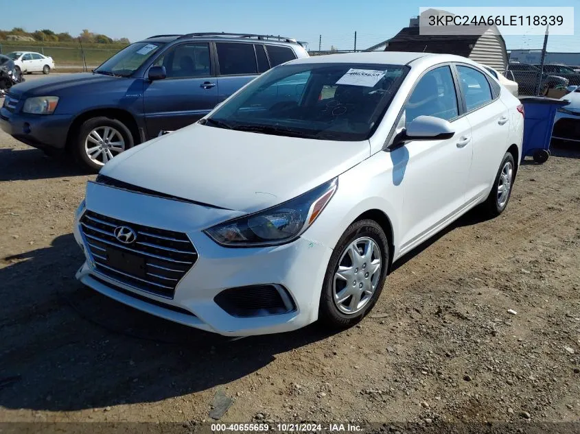 3KPC24A66LE118339 2020 Hyundai Accent Se