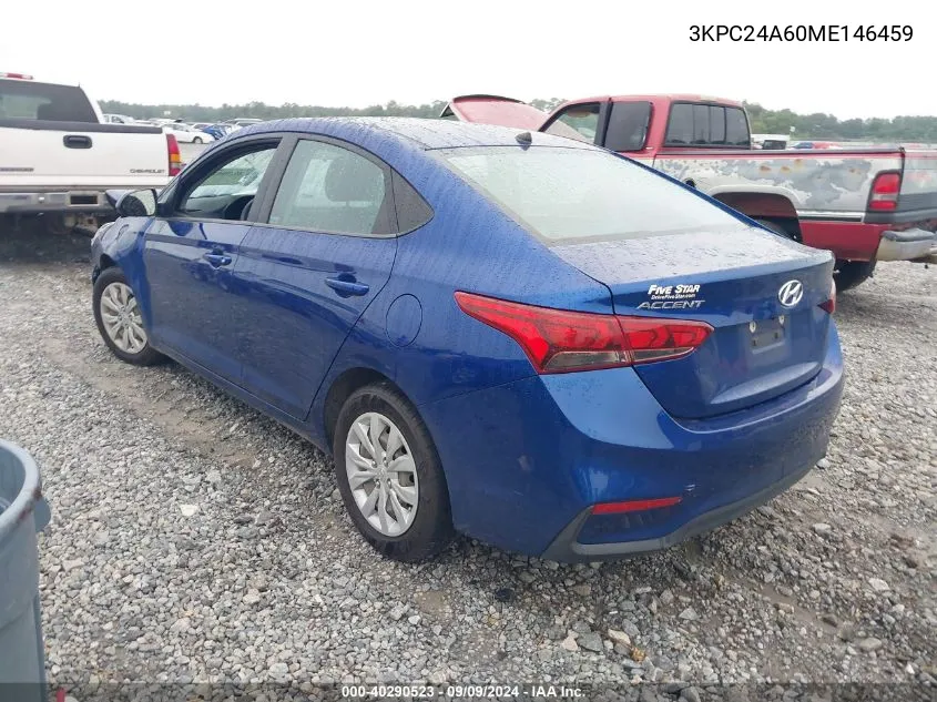 3KPC24A60ME146459 2021 Hyundai Accent Se