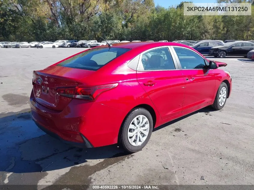 3KPC24A69ME131250 2021 Hyundai Accent Se