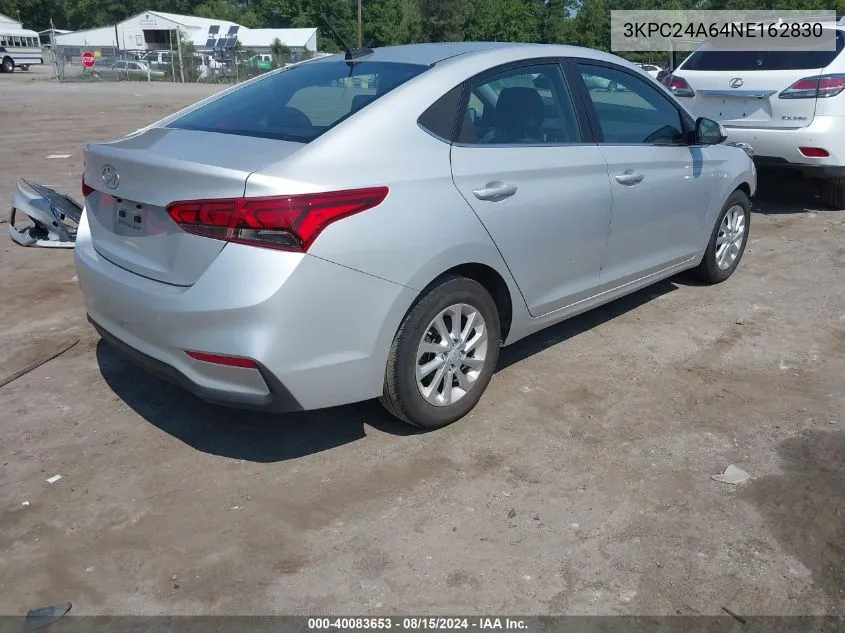 3KPC24A64NE162830 2022 Hyundai Accent Sel