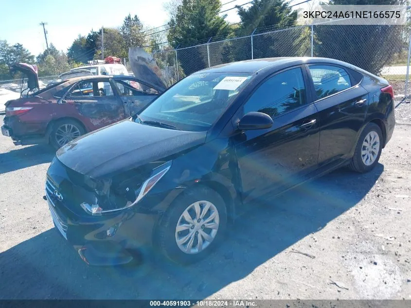 3KPC24A61NE166575 2022 Hyundai Accent Se