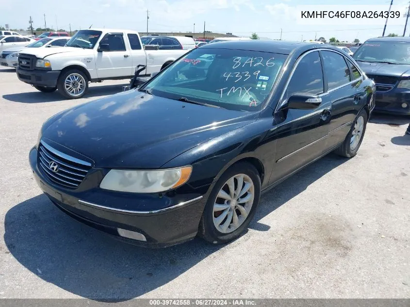 KMHFC46F08A264339 2008 Hyundai Azera Limited