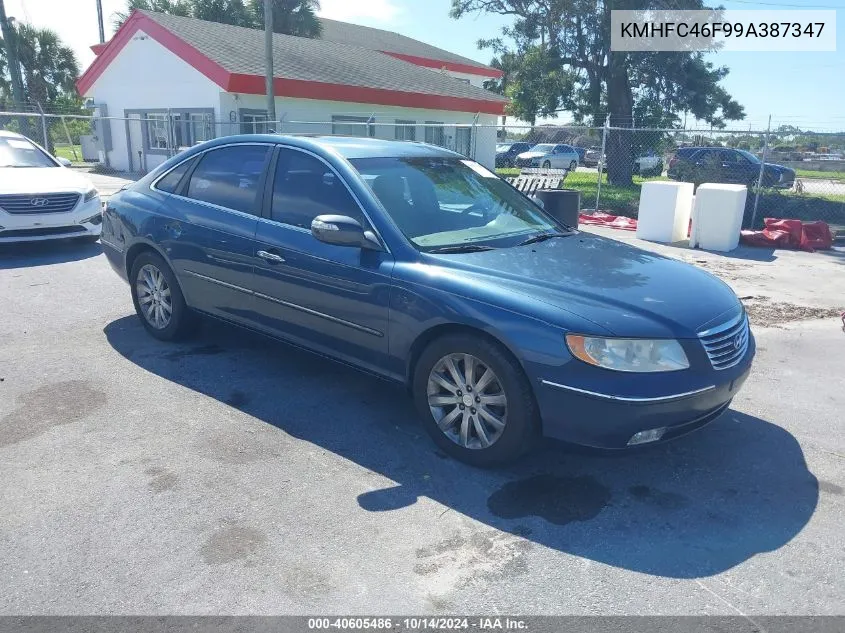 2009 Hyundai Azera Limited VIN: KMHFC46F99A387347 Lot: 40605486