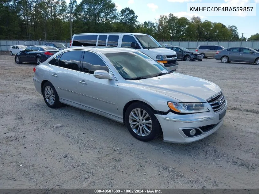 KMHFC4DF4BA559857 2011 Hyundai Azera Limited