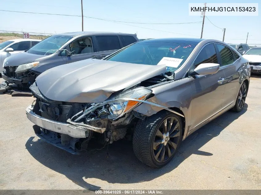 2012 Hyundai Azera VIN: KMHFH4JG1CA153423 Lot: 39641025