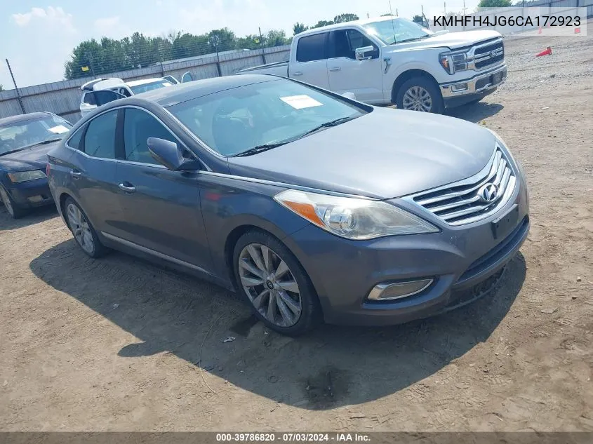 KMHFH4JG6CA172923 2012 Hyundai Azera