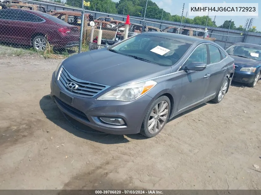 KMHFH4JG6CA172923 2012 Hyundai Azera