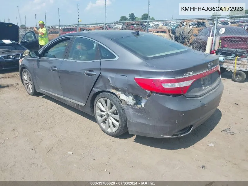 KMHFH4JG6CA172923 2012 Hyundai Azera