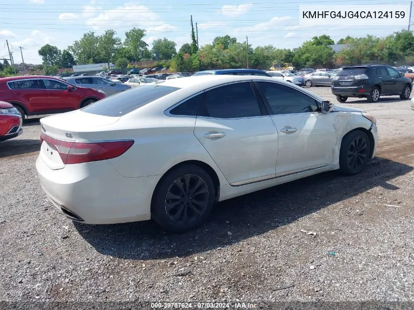 KMHFG4JG4CA124159 2012 Hyundai Azera