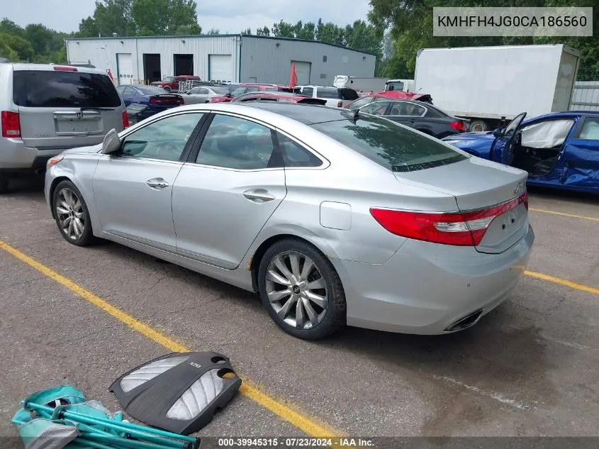 KMHFH4JG0CA186560 2012 Hyundai Azera