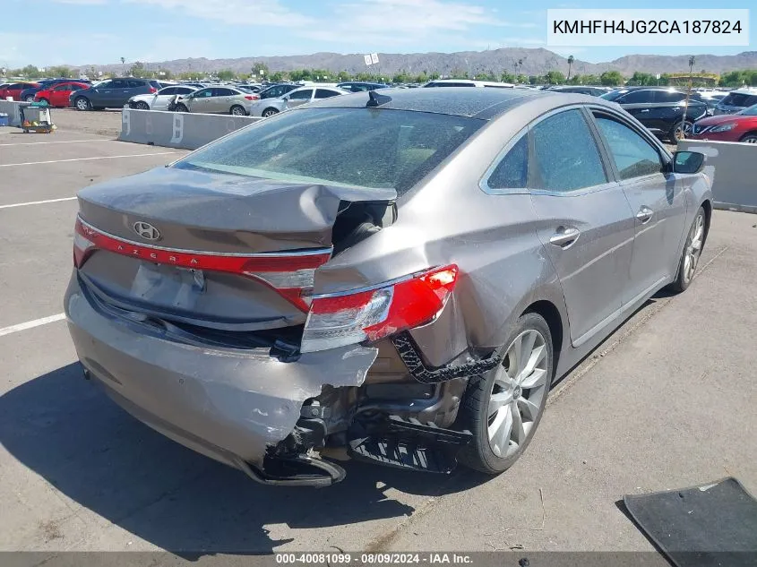 KMHFH4JG2CA187824 2012 Hyundai Azera