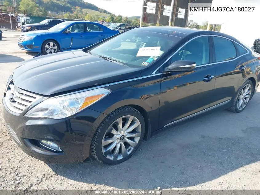 KMHFH4JG7CA180027 2012 Hyundai Azera