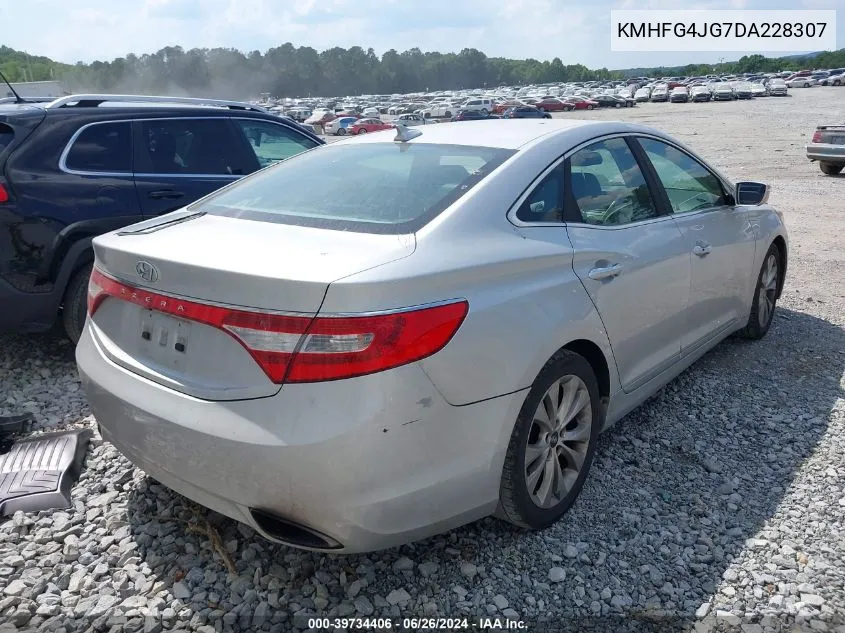 2013 Hyundai Azera VIN: KMHFG4JG7DA228307 Lot: 39734406