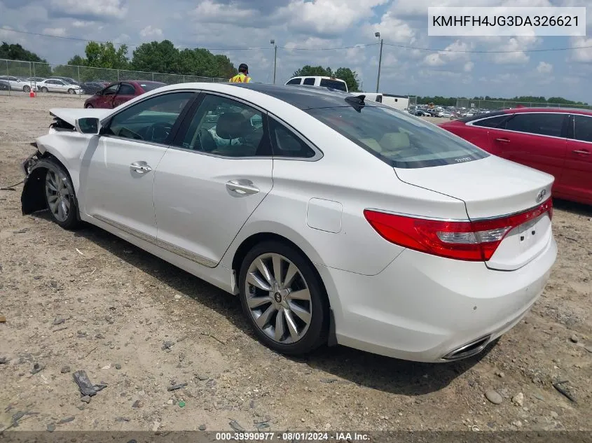 2013 Hyundai Azera VIN: KMHFH4JG3DA326621 Lot: 39990977