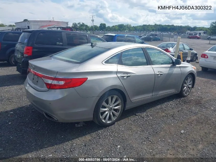 KMHFH4JG6DA300322 2013 Hyundai Azera