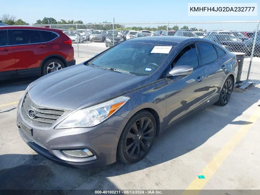 2013 Hyundai Azera VIN: KMHFH4JG2DA232777 Lot: 40100211