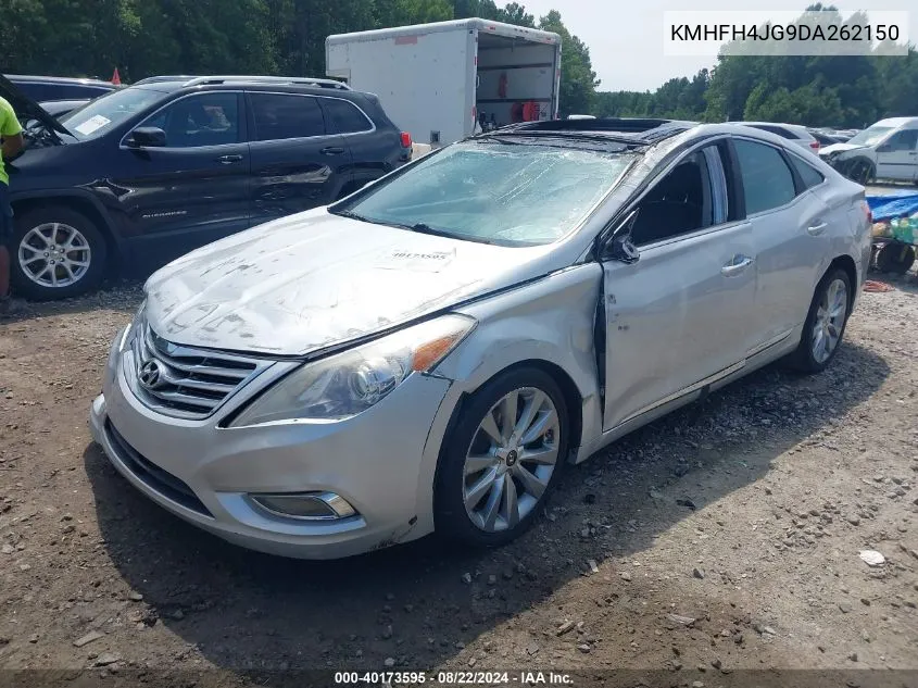 2013 Hyundai Azera VIN: KMHFH4JG9DA262150 Lot: 40173595