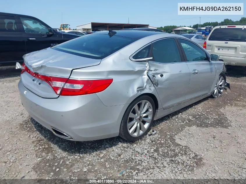 2013 Hyundai Azera VIN: KMHFH4JG9DA262150 Lot: 40173595