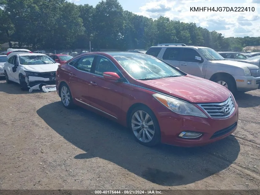 2013 Hyundai Azera VIN: KMHFH4JG7DA222410 Lot: 40175444