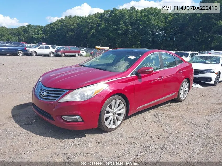 2013 Hyundai Azera VIN: KMHFH4JG7DA222410 Lot: 40175444