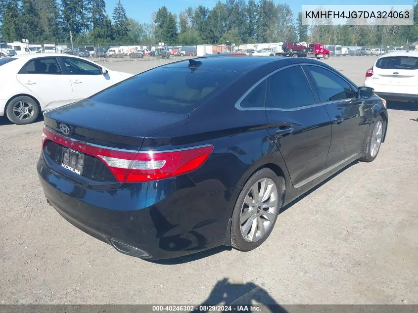 2013 Hyundai Azera VIN: KMHFH4JG7DA324063 Lot: 40246302