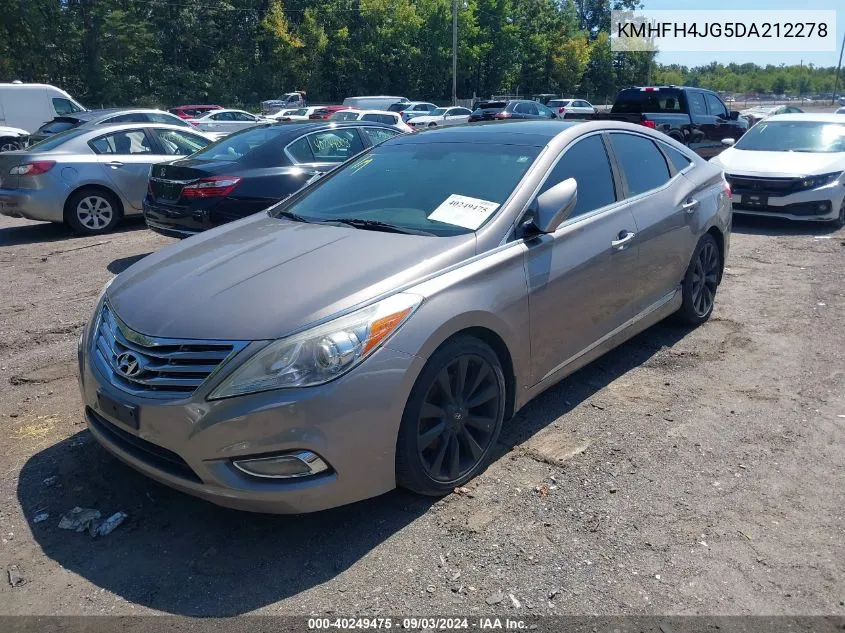 2013 Hyundai Azera VIN: KMHFH4JG5DA212278 Lot: 40249475