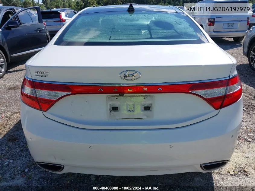 2013 Hyundai Azera Gls/Limited VIN: KMHFH4JG2DA197979 Lot: 40468908