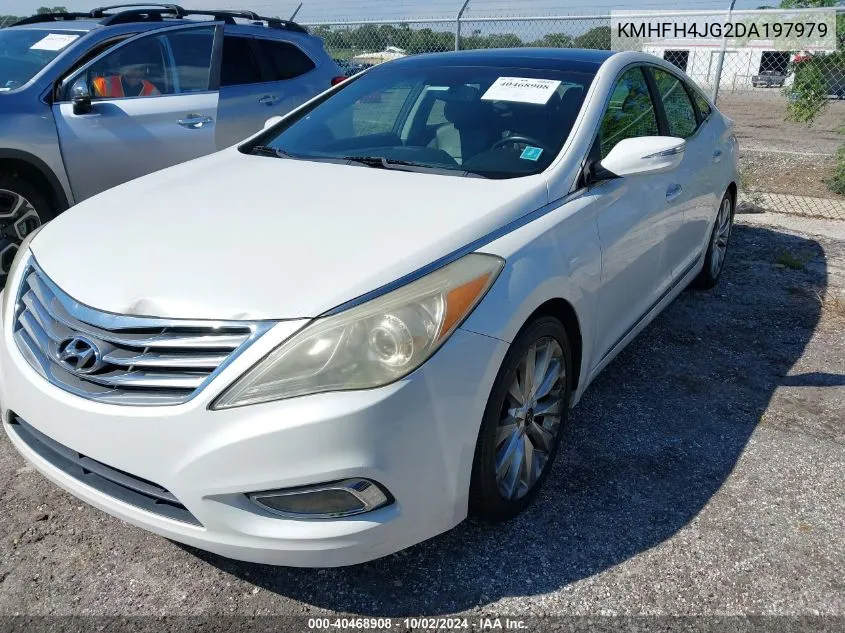 2013 Hyundai Azera Gls/Limited VIN: KMHFH4JG2DA197979 Lot: 40468908