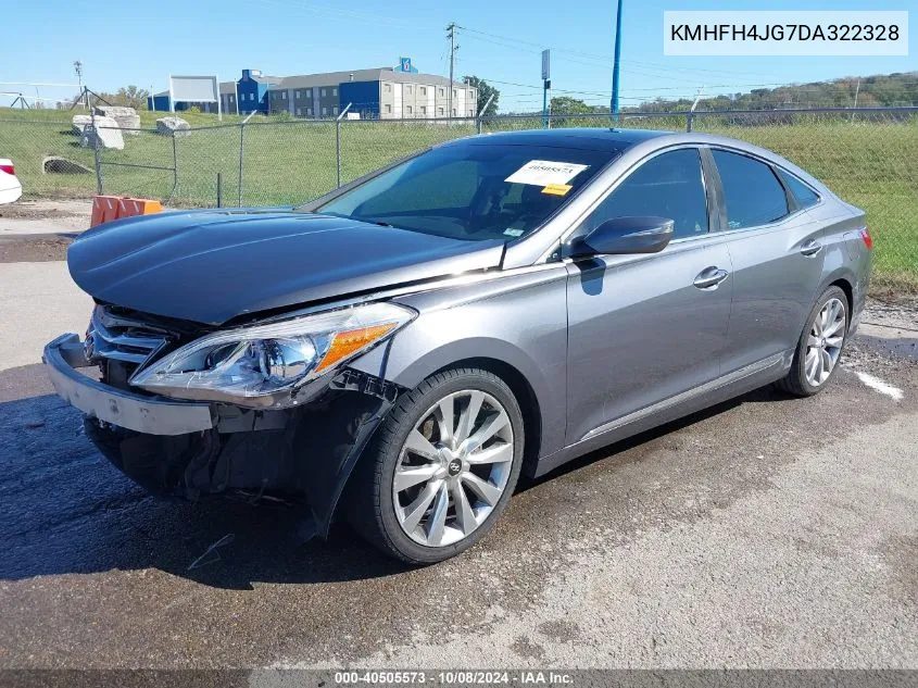 2013 Hyundai Azera VIN: KMHFH4JG7DA322328 Lot: 40505573