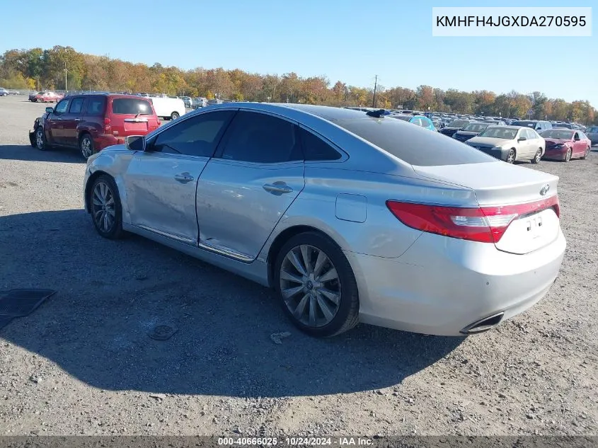 2013 Hyundai Azera Gls/Limited VIN: KMHFH4JGXDA270595 Lot: 40666025