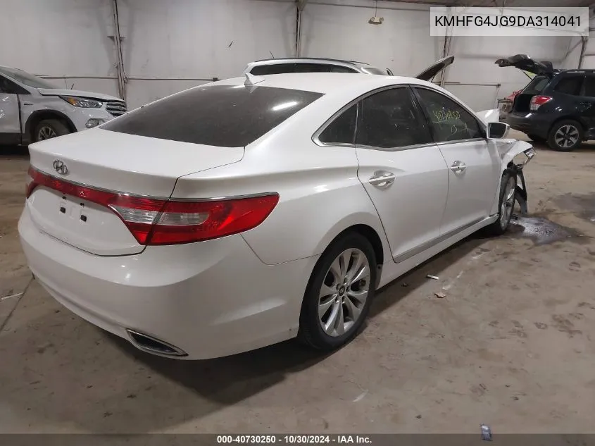 2013 Hyundai Azera VIN: KMHFG4JG9DA314041 Lot: 40730250