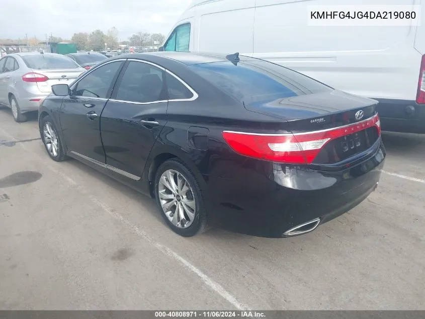 2013 Hyundai Azera VIN: KMHFG4JG4DA219080 Lot: 40808971