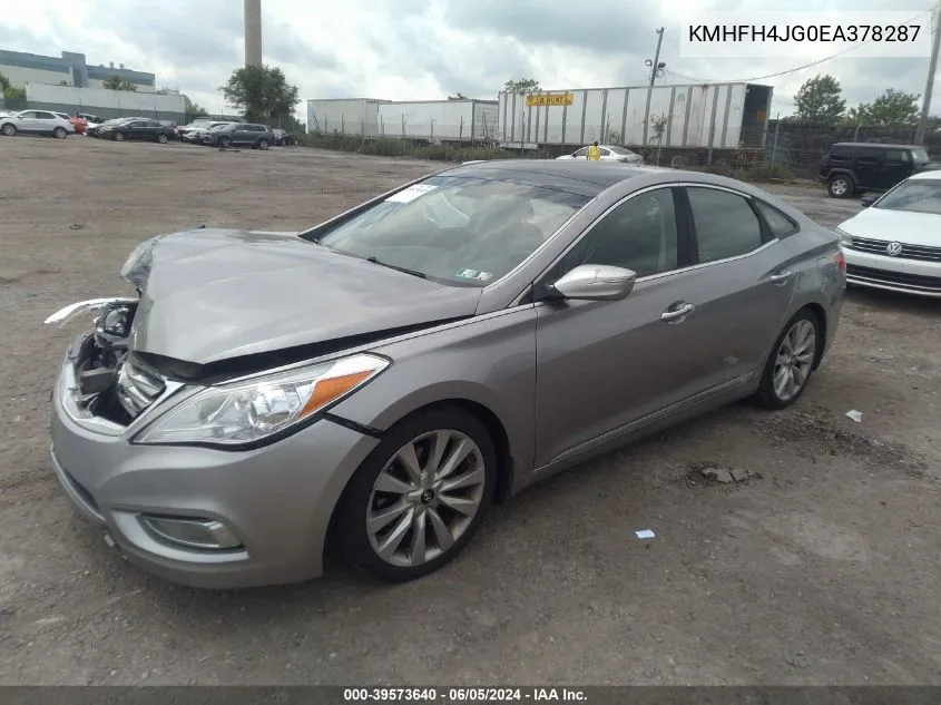 KMHFH4JG0EA378287 2014 Hyundai Azera Limited