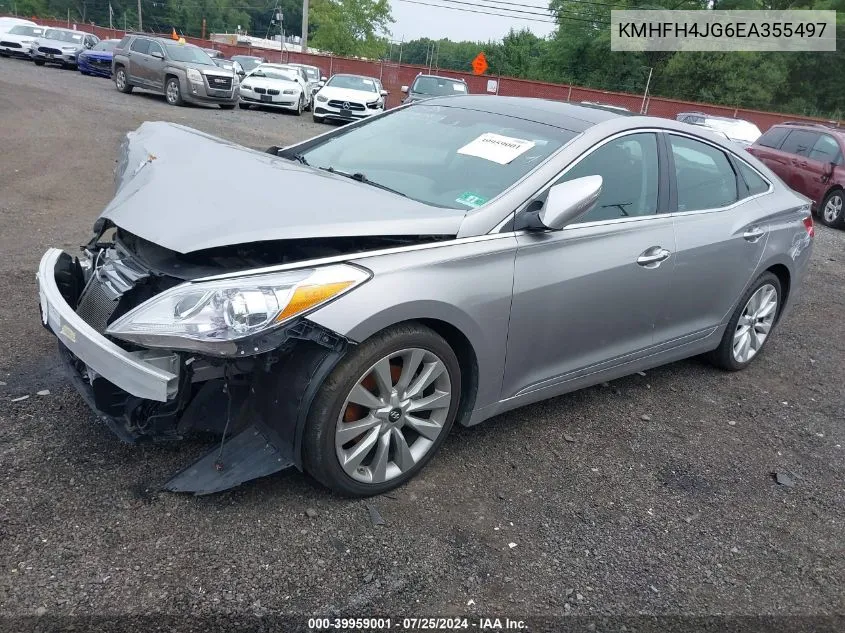 2014 Hyundai Azera Limited VIN: KMHFH4JG6EA355497 Lot: 39959001